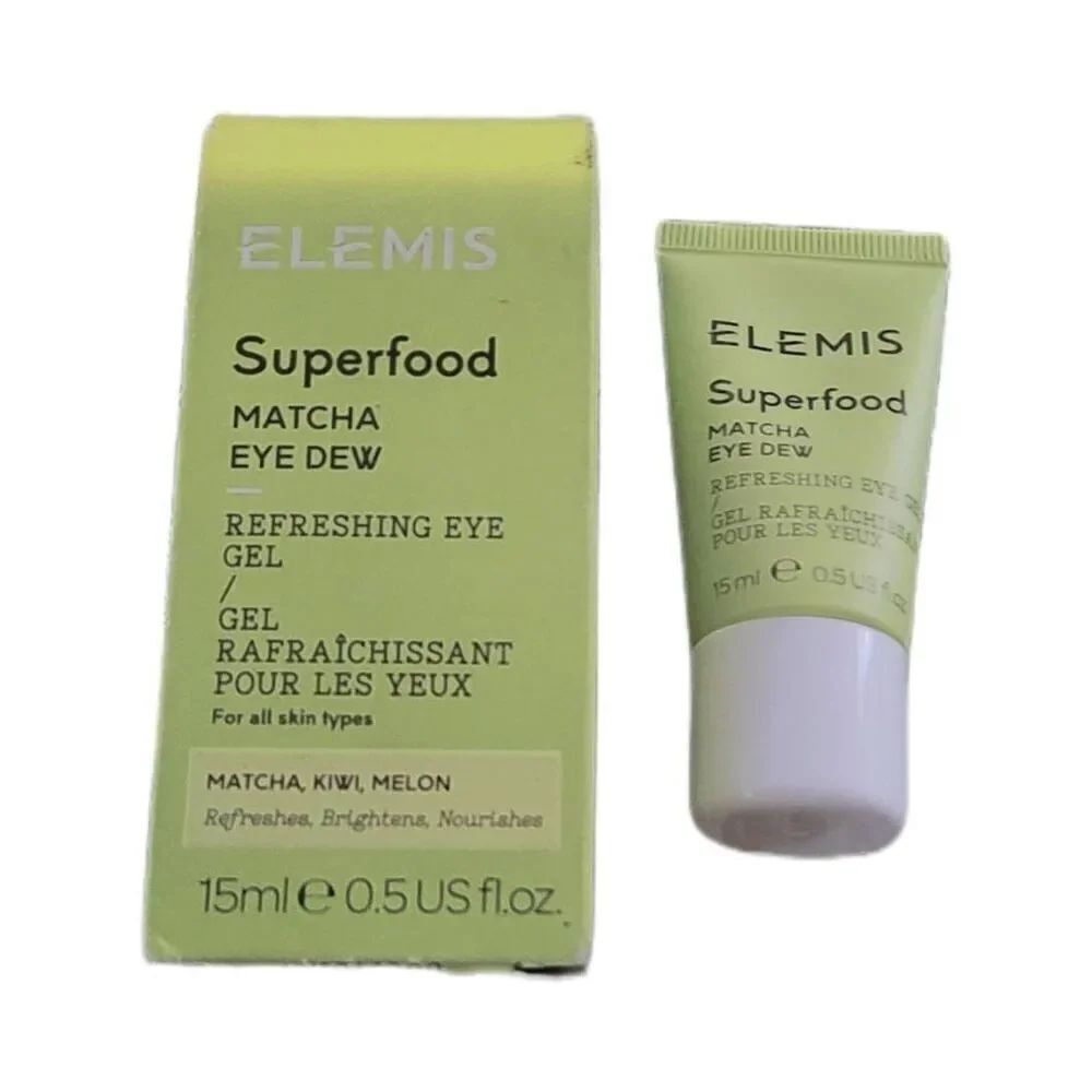 BNIB~ELEMIS Superfood Matcha Eye Dew Refreshing Eye Gel~0.5 fl. oz.
